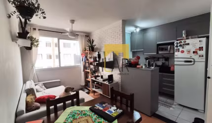 Apartamento à venda em Campinas-SP, Fundação da Casa Popular: 2 quartos, 2 salas, 1 banheiro, 1 vaga, 43m².
