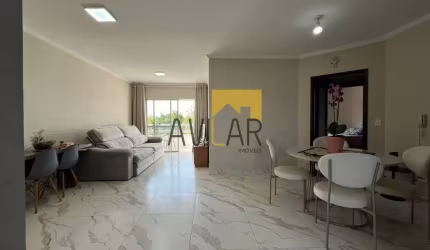 Apartamento de alto padrão no condomínio à venda em Campinas-SP, bairro Jardim Flamboyant: 3 quartos, 1 suíte, 2 salas, 2 banheiros, 2 vagas, 123m².