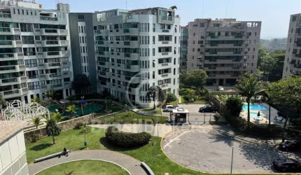 Apartamento  Av Lucio Costa com 1 quarto e vaga 58m2