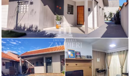 Casa de 99m², com edícula de 30m²  em terreno de 264,00m², situado no Jardim Arnaldo de Souza Miranda, no Município de Iguaraçu-PR