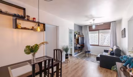 Apartamento térreo com 1 dormitório no Bairro Vila Ipiranga/Jardim Europa