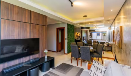 Apartamento mobiliado com 2 quartos e 1 vaga de garagem no Bairro Higienópolis