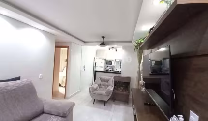 Apartamento com 2 dormitórios e giardino à venda, 49 m² por R$ 230.000 - Jardim das Laranjeiras - S
