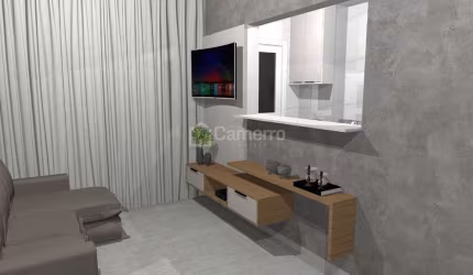 Apartamento com 2 dormitórios, sendo 1 suíte,  à venda, 70 m² por R$ 385.000 - Jardim Turmalinas -