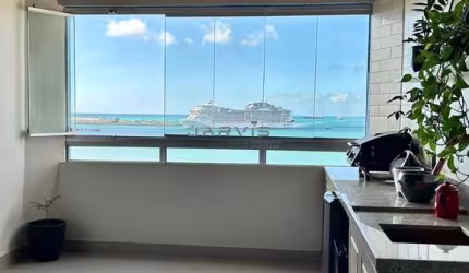 Vista Mar em Todos os Cômodos, Varanda Gourmet e 170m² de Puro Conforto, R$ 950.
