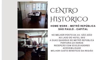 METRÔ REPÚBLICA - STUDIOS/HOMEWORK - LOCAÇÃO