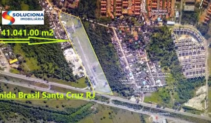 Terreno Plano 41.000m2 Santa Cruz - Rio de Janeiro.