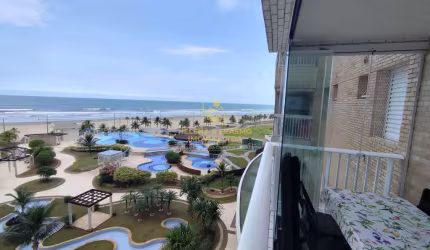 Excelente Apartamento 2 dom. Pé na areia em Praia Grande