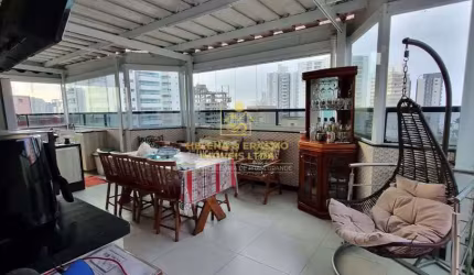 Cobertura com 3 quartos, Caiçara, Praia Grande - R$ 650 mil, Cod: 86