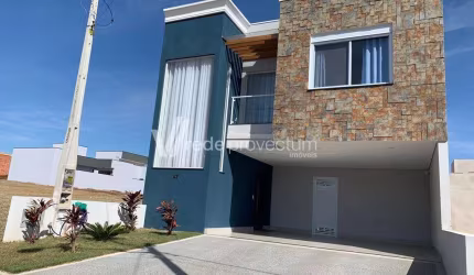 Casa em condomínio fechado com 3 quartos à venda na Avenida Luiz Greco, 600, Vila Monte Alegre, Paulínia, 214 m2 por R$ 1.378.000