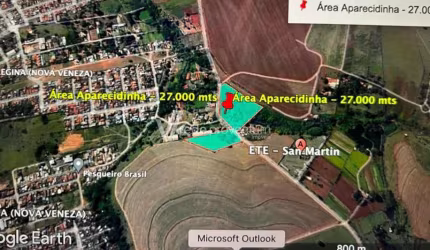 Terreno à venda na Estrada Municipal Joannine Caumo, km15, Nova Aparecida, Campinas por R$ 7.950.000