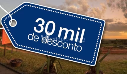 Terreno à venda na Avenida Milton Fortunato Guglielminet, 1000, Colinas do Castelo, Jaguariúna por R$ 320.000
