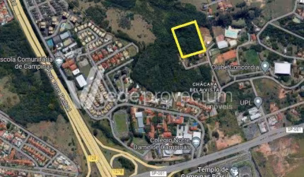 Terreno comercial à venda na Rua Doutor João Roberto Danna, s/n°, Chácara Bela Vista, Campinas por R$ 3.999.777