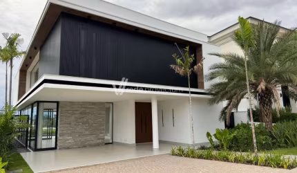 Casa em condomínio fechado com 4 quartos à venda na Rua das Palmas, 1, Alphaville Dom Pedro, Campinas, 382 m2 por R$ 4.800.000
