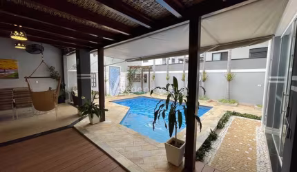Casa em condomínio fechado com 3 quartos à venda na Rua Líbero Badaró, 19, Jardim Santa Rita de Cássia, Hortolândia, 330 m2 por R$ 1.840.000