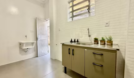 Apartamento térreo 2 quartos - Boqueirão - Santos