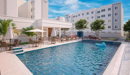Apartamento à venda em Rio de Janeiro, Guaratiba, com 2 quartos, com 44 m²