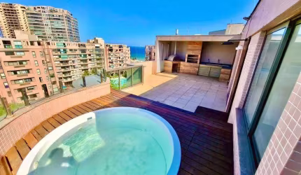 Cobertura à venda em Rio de Janeiro, Barra da Tijuca, com 3 suítes, com 200 m², Ocean Drive