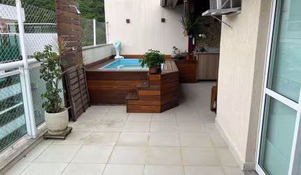 Cobertura à venda em Rio de Janeiro, Freguesia de Jacarepaguá, com 3 quartos, com 181 m²