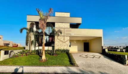 Casa à venda em Paulínia, Parque Brasil 500, com 3 suítes, com 208 m², Santorini Residencial Club