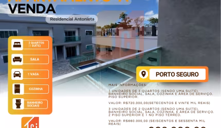 Oportunidade de investimento Residencial Antonieta, Porto Seguro/BA