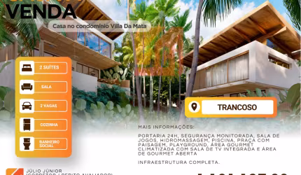 Casa no condomínio Villa Da Mata em Trancoso/BA
