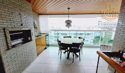 Apartamento com 3 dormitórios para alugar, 128 m² por R$ 3.450/dia - Riviera - Módulo 8 - Bertioga/SP