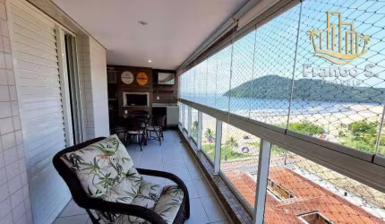 Apto pé na areia com 2 dormitorios