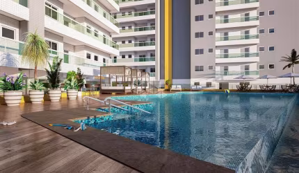 apartamento de alto padrão a venda na praia grande, com 3 quartos, 3 suites e 2 vagas