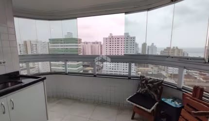 Apartamento a venda na praia grande no bairro ocian com 2 quartos, 1 suite e 1 vaga