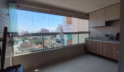 Apartamento a venda na praia grande, no bairro ocian com 2 quartos, 1 Suíte, 2 vagas