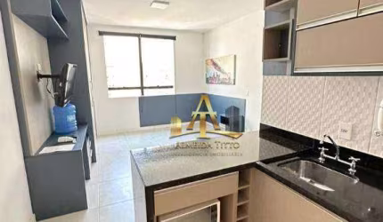 Studio mobiliado à venda no Condomínio Selenita - Bairro Bethaville - Barueri - SP