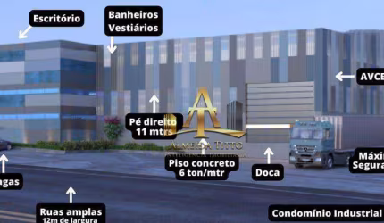 Galpão para Locação com 2130 m² - Jardim Primavera em Mogi Mirim/SP.