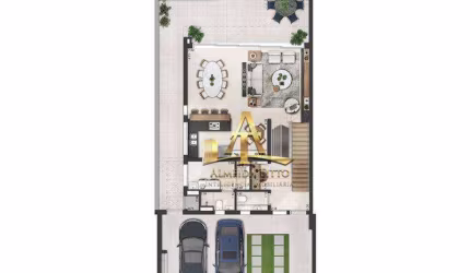Casa com 3 dormitórios à venda, 230 m² por R$ 3.480.000 - Alphaville - Santana de Parnaíba/SP