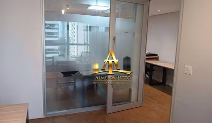 Sala para Locação Semi Mobiliada com 126 m² por R$ 7.728/mês - Edifício Cauaxi Empresarial - Alphaville em Barueri/SP.