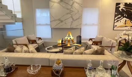 Casa com 5 suítes para alugar, toda decorada e mobiliada 500 m²  de área útil- Alphaville - Santana de Parnaíba- São Paulo