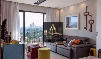 Apartamento com 3 dormitórios para alugar, 95 m² por R$ 4.553,00/mês - Jardim dos Camargos - Barueri/SP