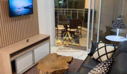 Excelente apartamento mobiliado para locação no Condomínio Wave em Alphaville - Barueri - SP