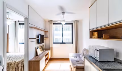 Apartamento à venda com 33 m², 1 quarto e sem vaga