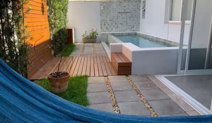LINDA CASA TÉRREA PARA VENDA E LOCAÇÃO NO SWISS PARK CAMPINAS-SP.