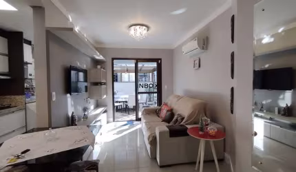 APARTAMENTO MOBILIADO COM TERRAÇO DE UM QUARTO NO BAIRRO PROGRESSO