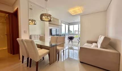 INBOX CIA IMOBILIÁRIA ALUGA - Apartamento de um quarto com box de garagem duplo MOBILIADO E DECORADO na Cidade Alta em Bento Gonçalves.