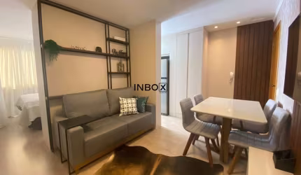 INBOX CIA IMOBILIÁRIA ALUGA - Apartamento de um quarto mobiliado e decorado no Centro.