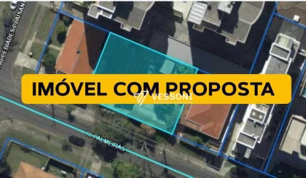 Terreno à venda de  496 m² - Dimensão de 26X19 por R$ 1.300.000 - Água Verde - Curitiba/PR