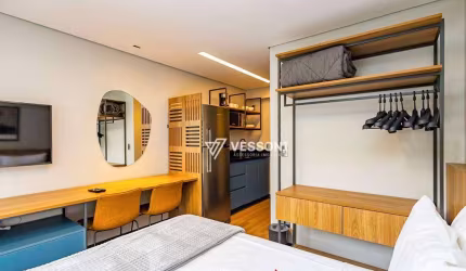 Studio com 1 dormitório para alugar, 19 m² por R$ 2.050/mês - Água Verde - Curitiba/PR