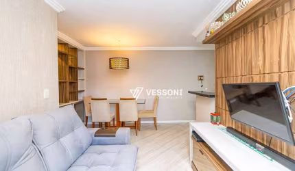 Apartamento com 2 Quartos | Semi mobiliado | Sacada com Churrasqueira | 53 m² | à venda por R$ 280.000 - Weissópolis - Pinhais/PR