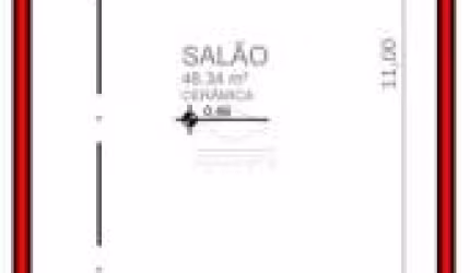 Excelente sala comercial para locação NA CAMPOS SALLES!