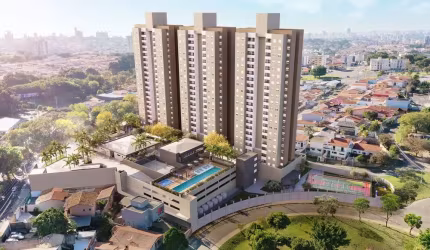 Lançamento Terrace Resort Residence - 69m² com 3 quartos 1 suíte 2 vagas na região do Jardim Aurélia