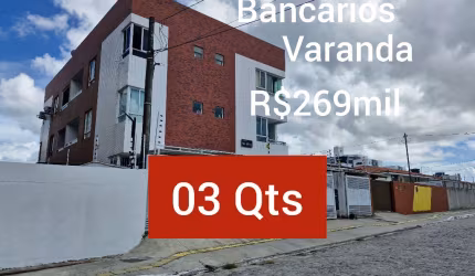 Apartamento Bancários 03 Qts 269mil