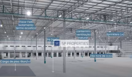 Galpão para alugar, 2508 m² por R$ 65.976,18/mês - Industrial - Viana/ES